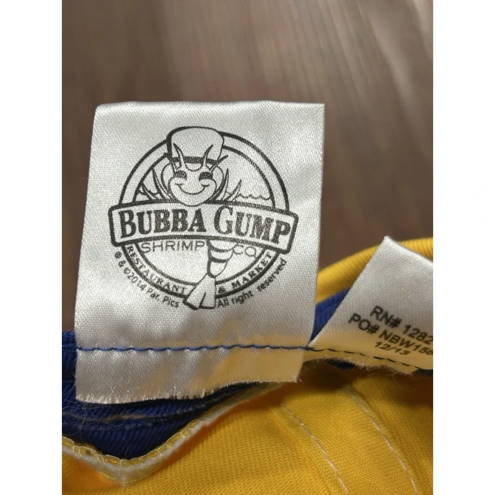 Bubba Gump Shrimp Co Yellow Baseball Strap Cap Hat‎ Original Gatlinburg